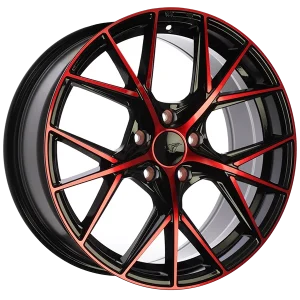 Dai Alloys – A-Spec – Black – 16″x7″ 39mm – Summer Wheels – DW1241604